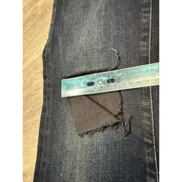 NWT $228 7 For All Mankind The Original Bootcut Jeans Women's Destroyed 27x33 - Picture 4 of 7